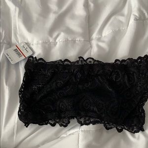 Free people bralette strapless black size xs/s